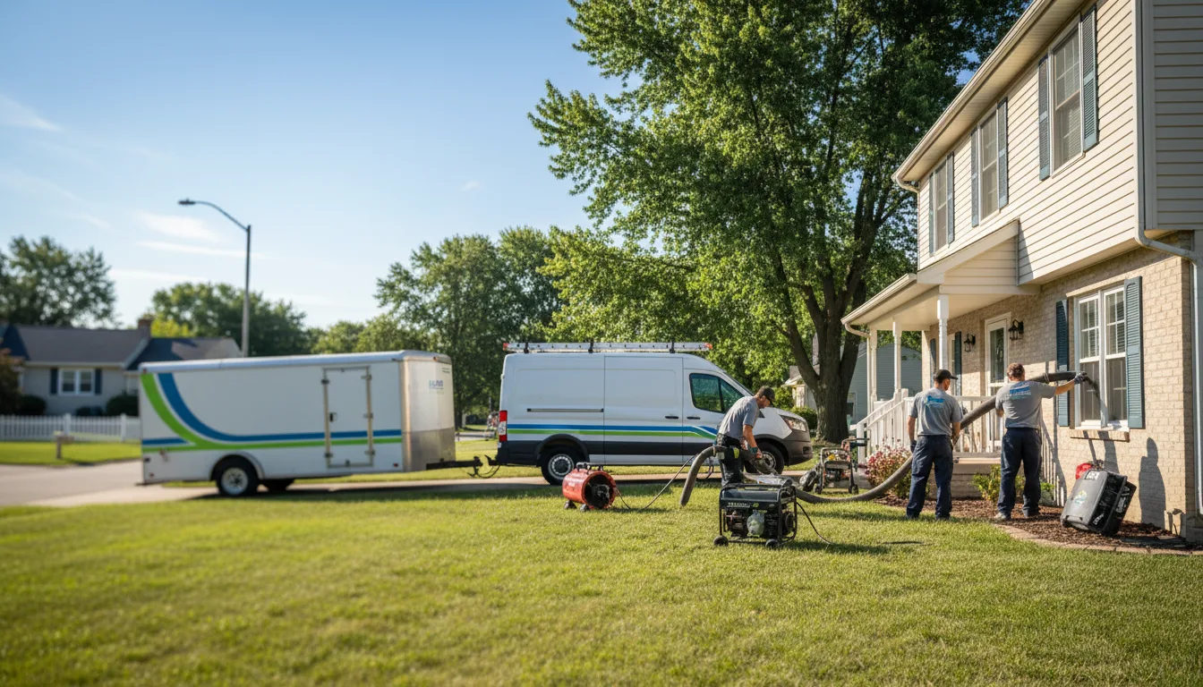 Flooded Basement Restoration And Cleanup With Repair in Hubbardston, MA near me